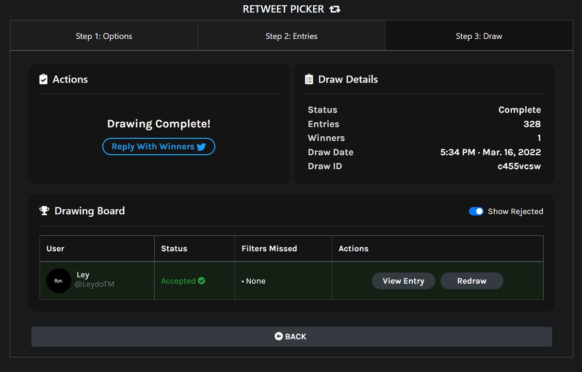 Giveaway winner is <a href="/LeydoTM/">Ley</a> !
Congratulations !