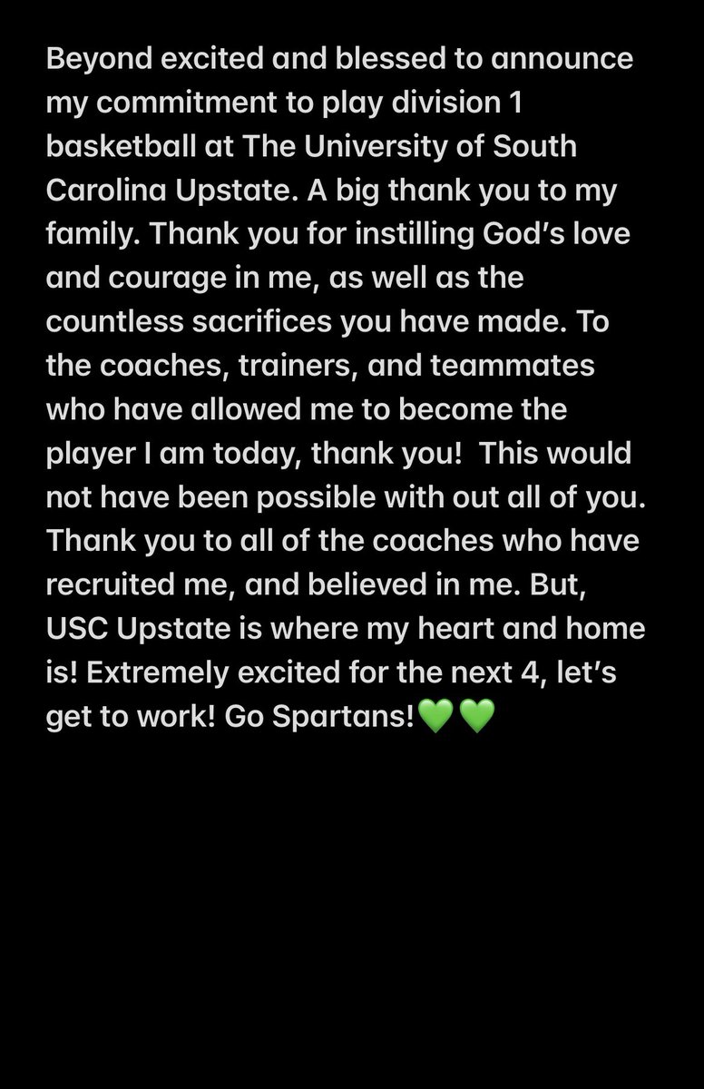LevineCali's tweet photo. Next chapter… 110% COMMITTED! @upstateWBB https://t.co/Lbtuv2zlVn