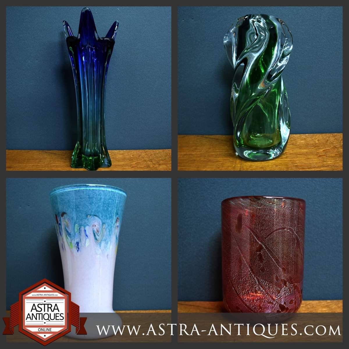 New items added to the website Astra-antiques.com #jankotic #muranovase #vasart #glassware #astraantiquescentre #hemswell #lincolnshire