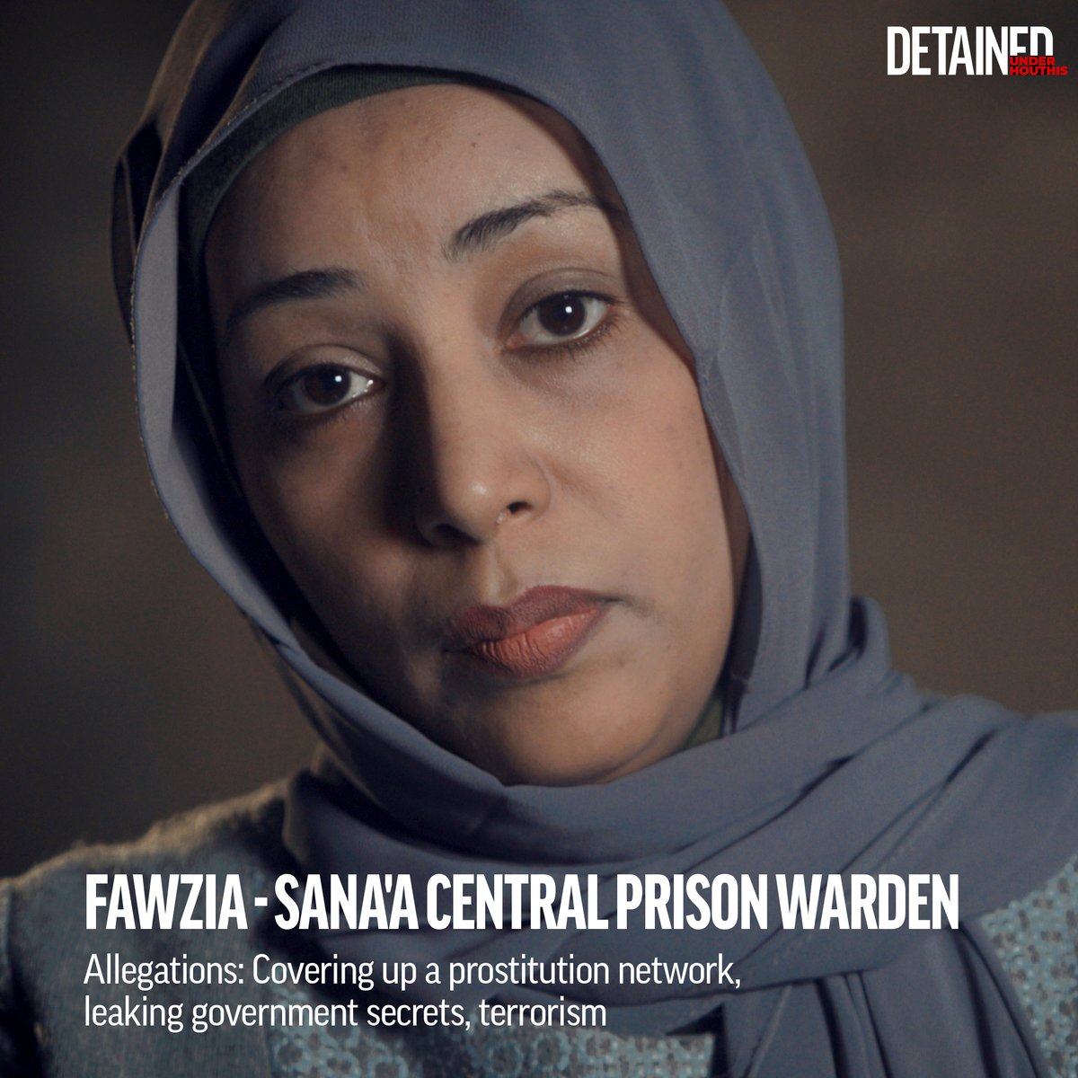 under_houthis's tweet photo. Meet Fawzia:
Sana'a Central Prison Warden

"The Fawzia that you tried to kill, the one you tried to end, is still here."
 فوزية:
مديرة سجن صنعاء المركزي
"فوزية التي حاولت قتلها ، التي حاولت القضاء عليها ، لا تزال هنا".

#under_houthis #WarCrimes #yemen #yemencrisis #Houthis https://t.co/cQknnYYSij