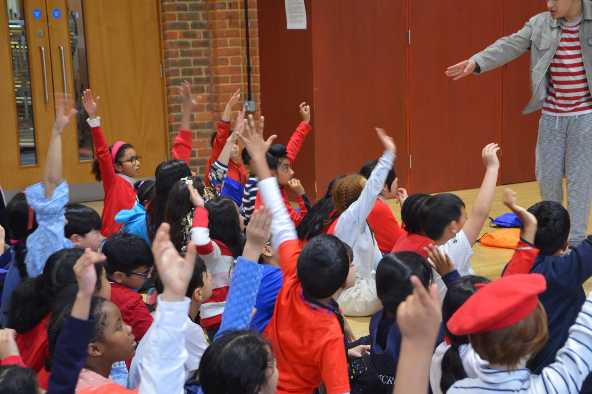 BancroftsPrep's tweet photo. Judging by their laughter and excited participation our Betas &amp; Prep 1s @BancroftsPrep @BancroftsSchool loved the Modern Foreign Languages Day French play from @OnattiProdsLtd https://t.co/JL7A6pw7Be