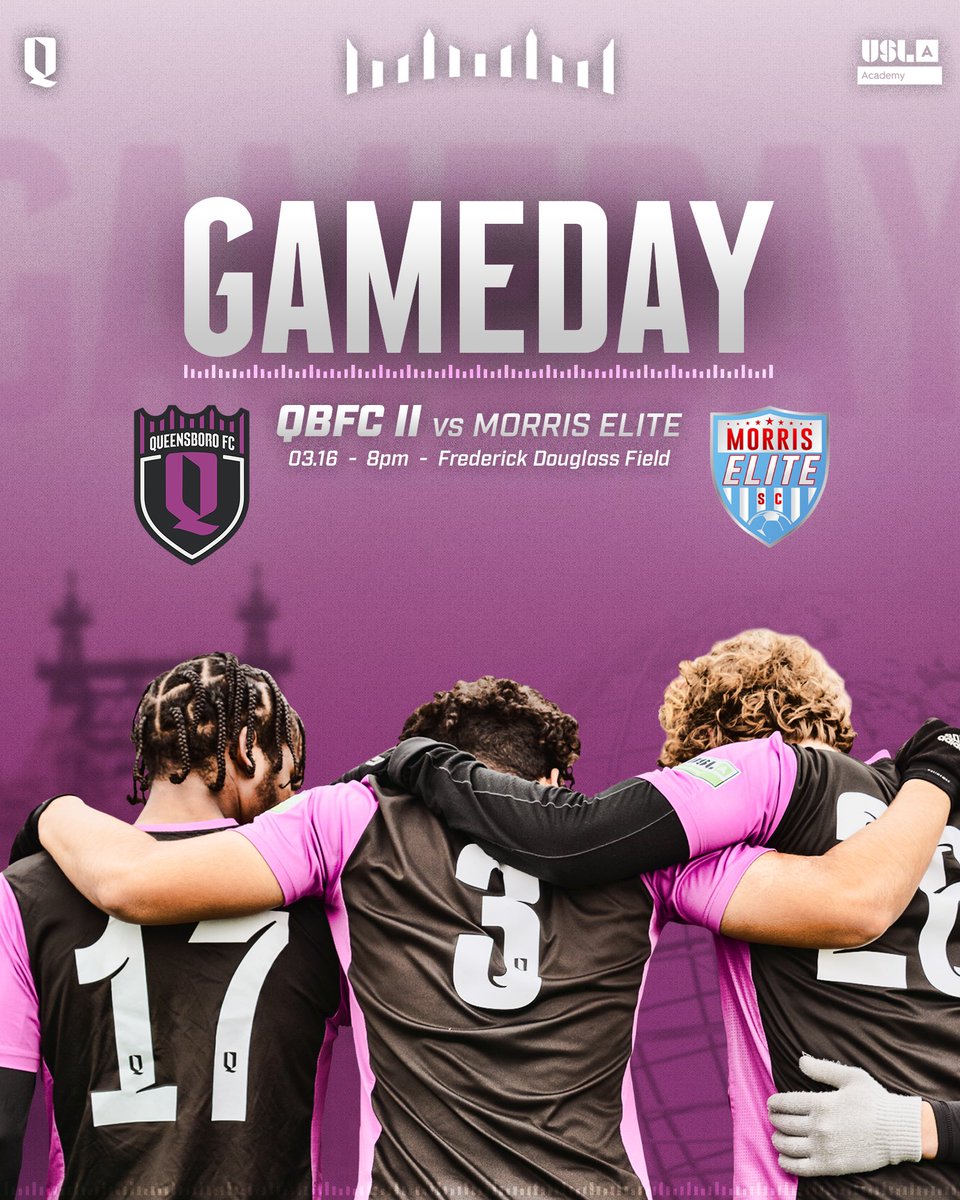 Queensboro_FC's tweet photo. So it begins.
The first official USL-A game in 2022 takes places tonight at 8PM against @morriselite ๐ฅ
Letโs get this W lads.
#VAMOS #QBFCII #ForeverQueens https://t.co/r0IbFv0wV6