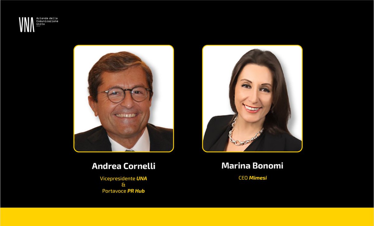 Confermata la #Partnership tra UNA e Mimesi (DBInformation). Andrea Cornelli: Un anno di intensa collaborazione con Mimesi ha... Marina Bonomi: UNA è un target elettivo per Mimesi, visto che rappresenta l'intero universo del mondo della comunicazione... unacom.it/confermata-la-…