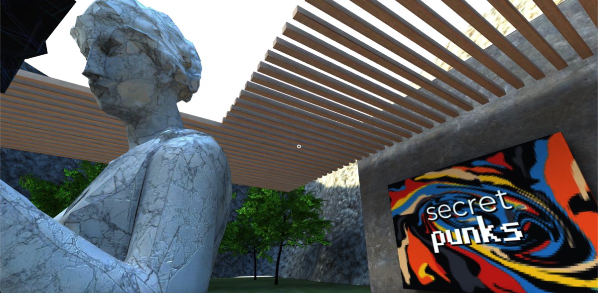 <a href="/scrt_collective/">§ecret Collective</a> has been working hard behind the scenes, and it’s FINALLY time to reveal the first look at their 3D #SecretNFT gallery!

If you own a #SecretPunk, you can enter the gallery at:

secretcollective.io

Keep reading this thread for more information! (1/4)