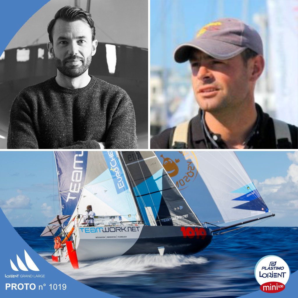 Lgrandlarge's tweet photo. [PLM6.50] On vous présente aujourd'hui 4 nouveaux équipages de l'édition 2022 !🤩📣
> 1019 : @PLR_Nav et Tanguy Leglatin 
> 913 : Clair Guérin et Germain Kerleveo 
> 550 : Vincent Giraud et @alex_picot  
> 767 : Grégory Toulgoat et Marc Semichon 
@LorientAgglo @ClasseMini #PLM650 https://t.co/3EZMG5XM6k