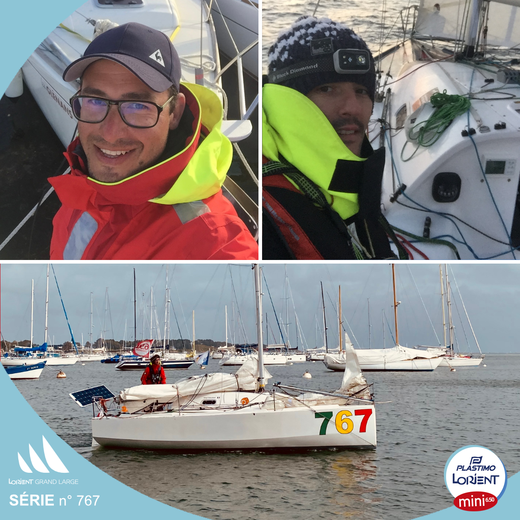 Lgrandlarge's tweet photo. [PLM6.50] On vous présente aujourd'hui 4 nouveaux équipages de l'édition 2022 !🤩📣
> 1019 : @PLR_Nav et Tanguy Leglatin 
> 913 : Clair Guérin et Germain Kerleveo 
> 550 : Vincent Giraud et @alex_picot  
> 767 : Grégory Toulgoat et Marc Semichon 
@LorientAgglo @ClasseMini #PLM650 https://t.co/3EZMG5XM6k