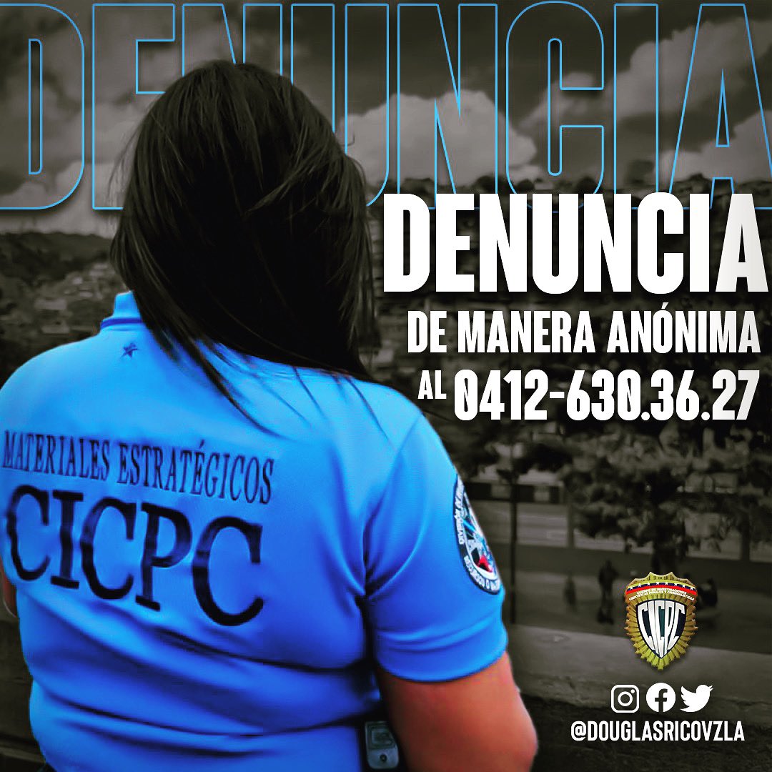 DouglasRicoVzla's tweet photo. Tú deber es denunciar, el nuestro es y será por siempre, dar una respuesta a todos los casos por igual. Por eso, si realizaste una denuncia y no has recibido respuesta por parte de los investigadores, infórmame. 
TE DAREMOS RESPUESTA! 
NO A LA IMPUNIDAD!! https://t.co/gDu4kgnzTL