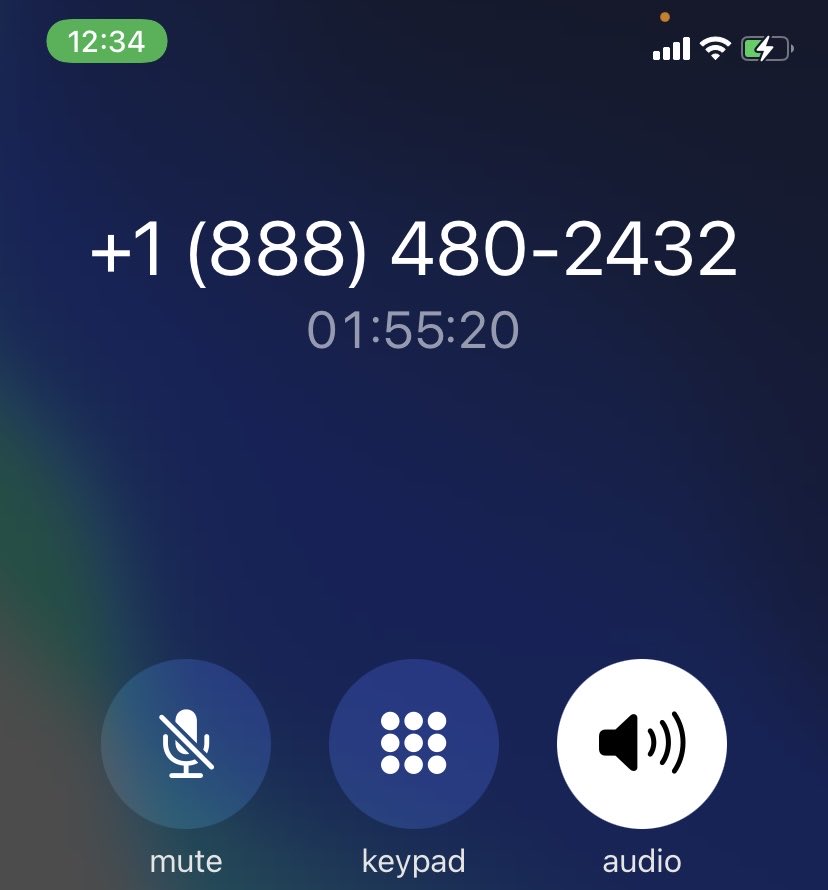 drbecker09's tweet photo. @MrCooper This is how long I’ve been on hold trying to reach customer  service re: my loan.   How can you justify ? https://t.co/pvP4OpsYws