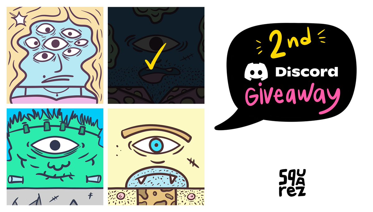 🎉 Last 3 GIVEAWAYS on our Discord till our Auction Time!🎉

Join to win:
discord.gg/XXPWRDnhmc

objkt.com/collection/KT1…

+Stay tuned cos we ll announce our RT winner tonight!⚡️🎉
#giveaway