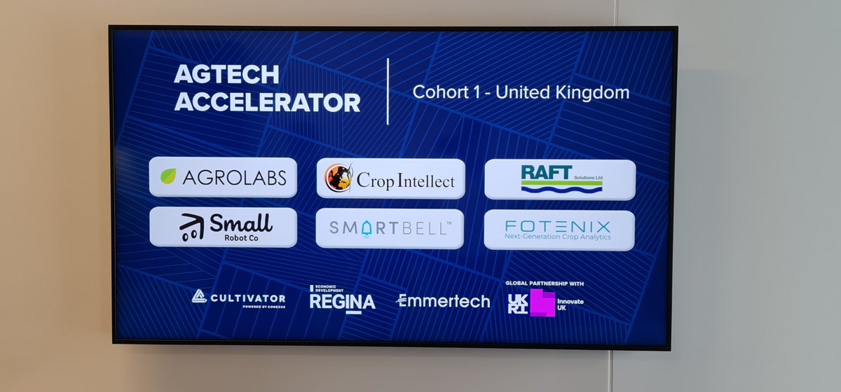 Crop_Intellect's tweet photo. Amazing support from #innovateukedge in Canada for market entry and investor connections through @cultivatorsk Simply invaluable help! Pleased to be part of the program #agtechaccelerator in Regina. Promoting #R_Leaf Technology! https://t.co/PRNMRqUTWr