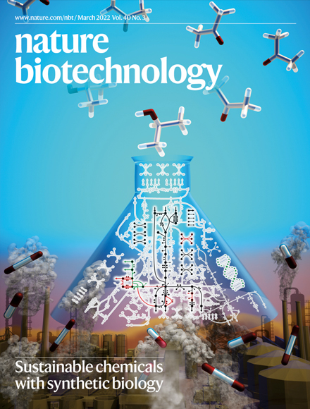 NatureBiotech's tweet photo. The March issue is live https://t.co/g9QTsFO0pa

On our cover, Liew et al. demonstrate a synthetic biology process of microbial gas fermentation to sustainably produce two industrially important chemicals at industrial pilot scale https://t.co/ByhEnZTl91 https://t.co/ecEz0hYvgh