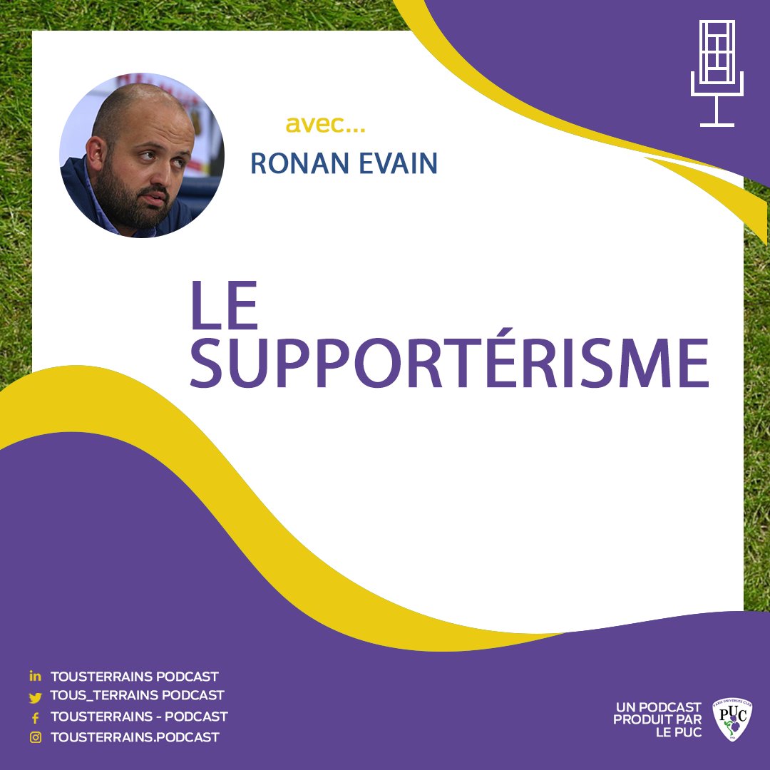 Tous_Terrains's tweet photo. #podcast
Seizième épisode de @Tous_Terrains ! 
Pour son grand retour, Tous Terrains vous propose un nouvel épisode en compagnie de @RonanEvain, directeur de l’organisation @FansEurope, pour aborder le sujet du supportérisme.
Pour ECOUTER le podcast 👉https://t.co/THDFMmDYZC https://t.co/jH2igA20oE