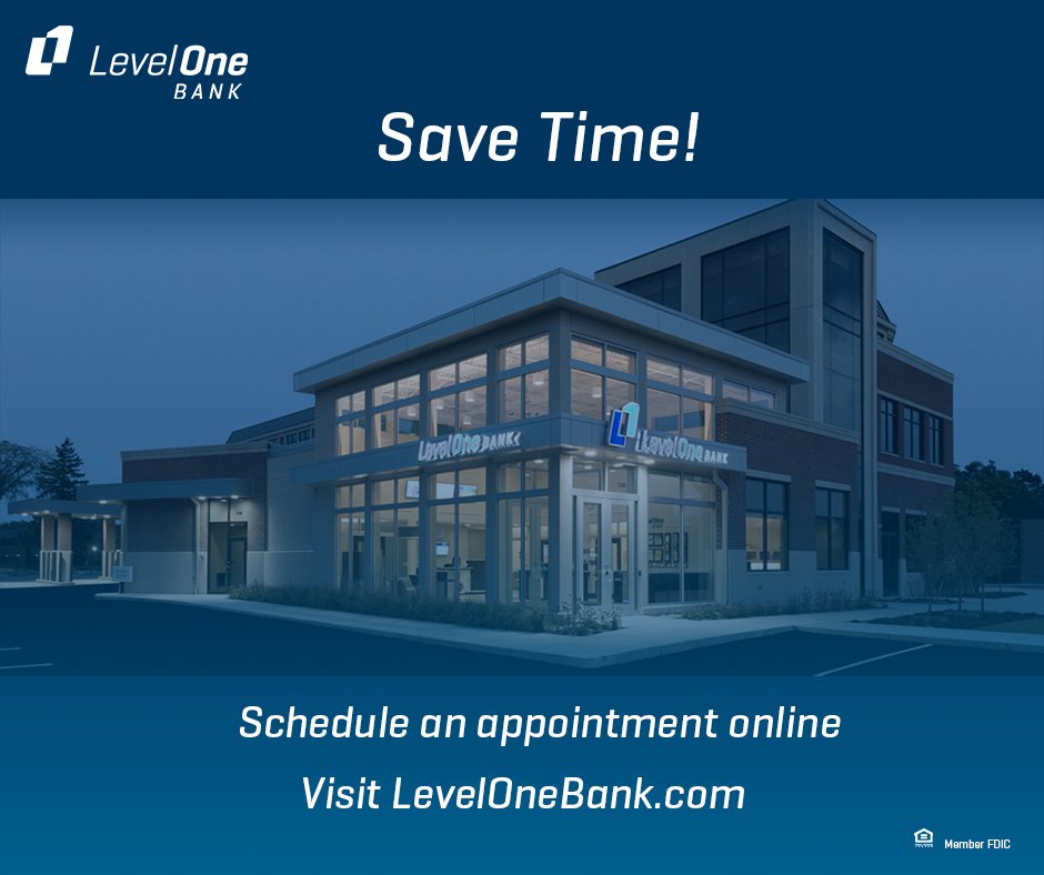 Level One Bank - A Division of First Merchants tweet media
