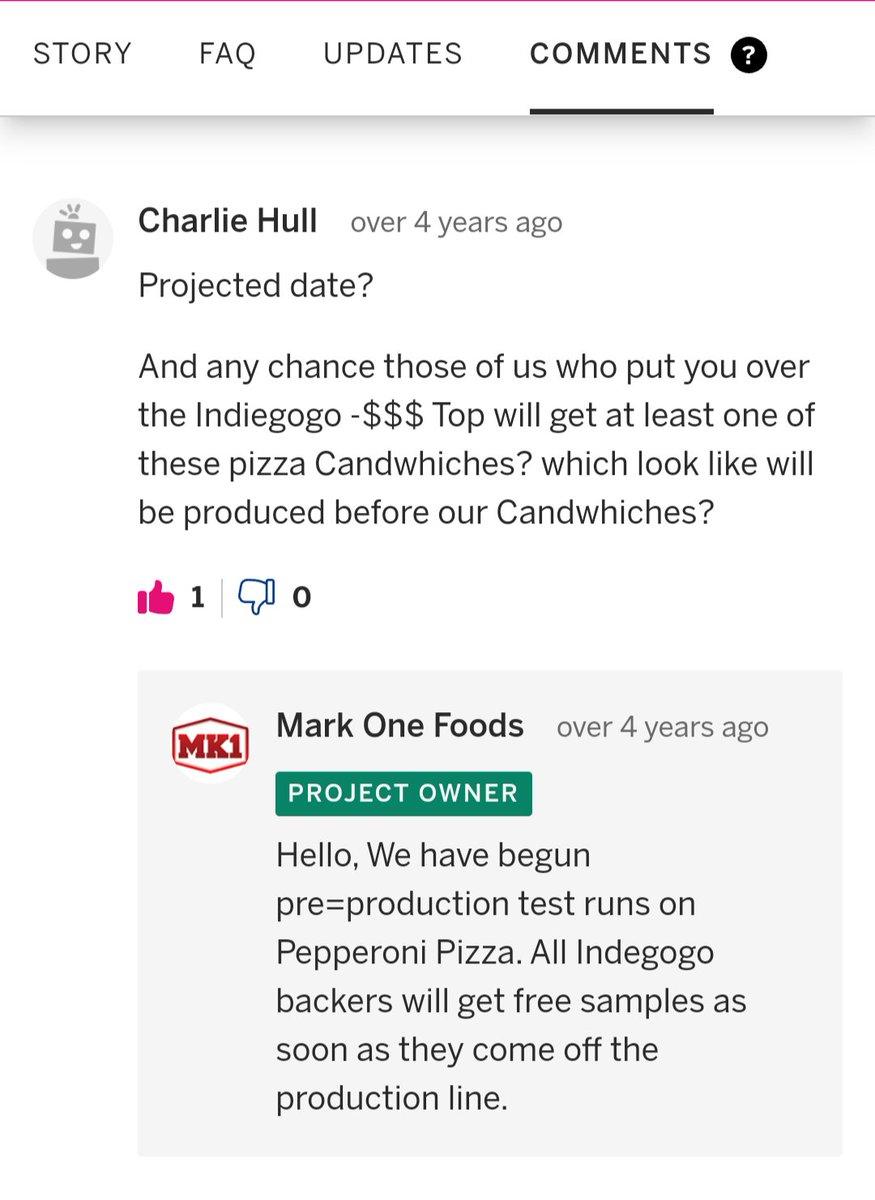 merch_support's tweet photo. @GetCandwich Still waiting on my Indigogo 6 pack from 2017.. haven't heard from you in 4 years and never got those samples. #crowdfund @Candwich @GetCandwich @TheCandwich @M1Candwich https://t.co/ha2D4gs3dM
