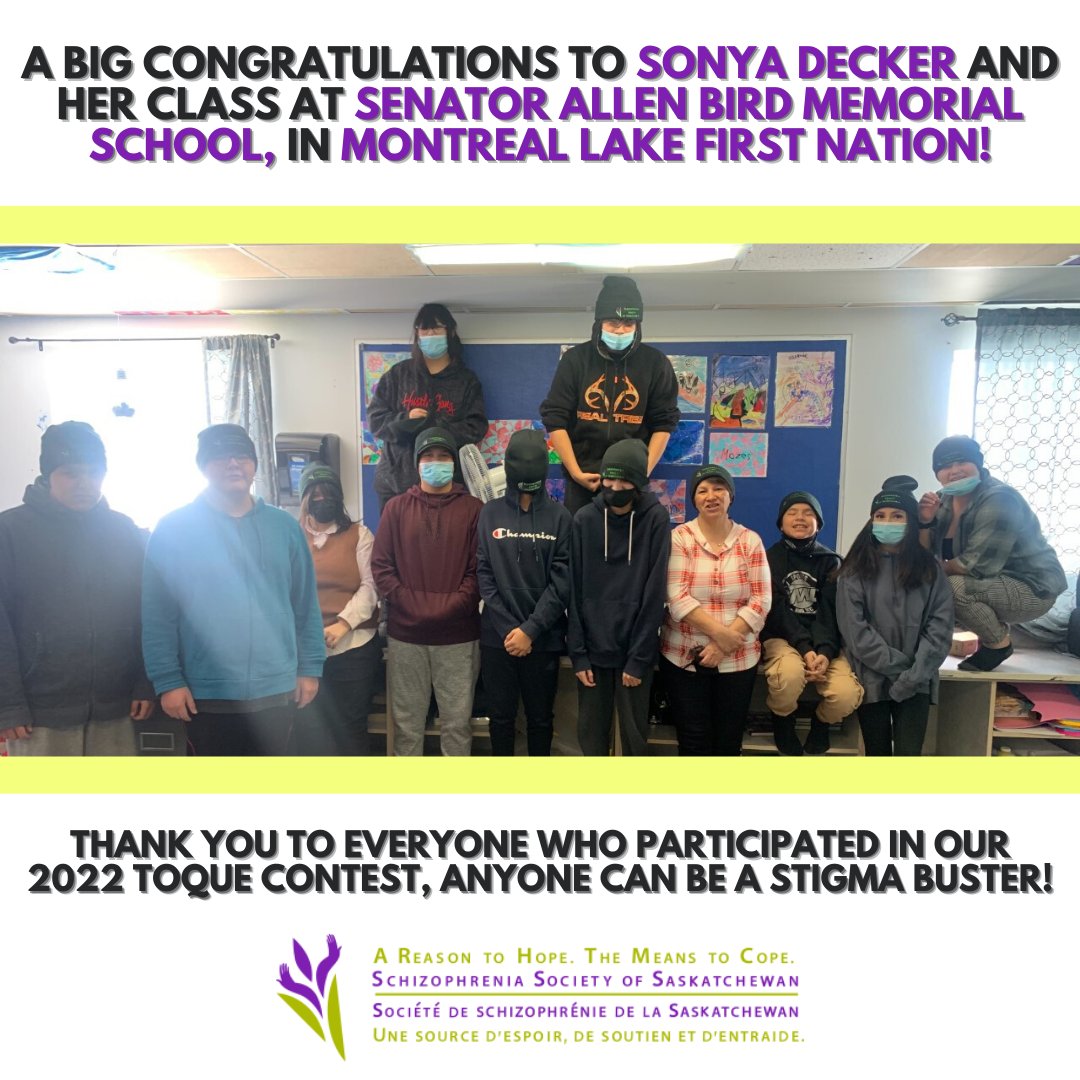 SZSask's tweet photo. ⭐Thank you to everyone who participated in our contest, Email or call us to book a presentation today! 🤩 #stigmabuster #mentalhealthmatters https://t.co/DnAfBJlnHk
