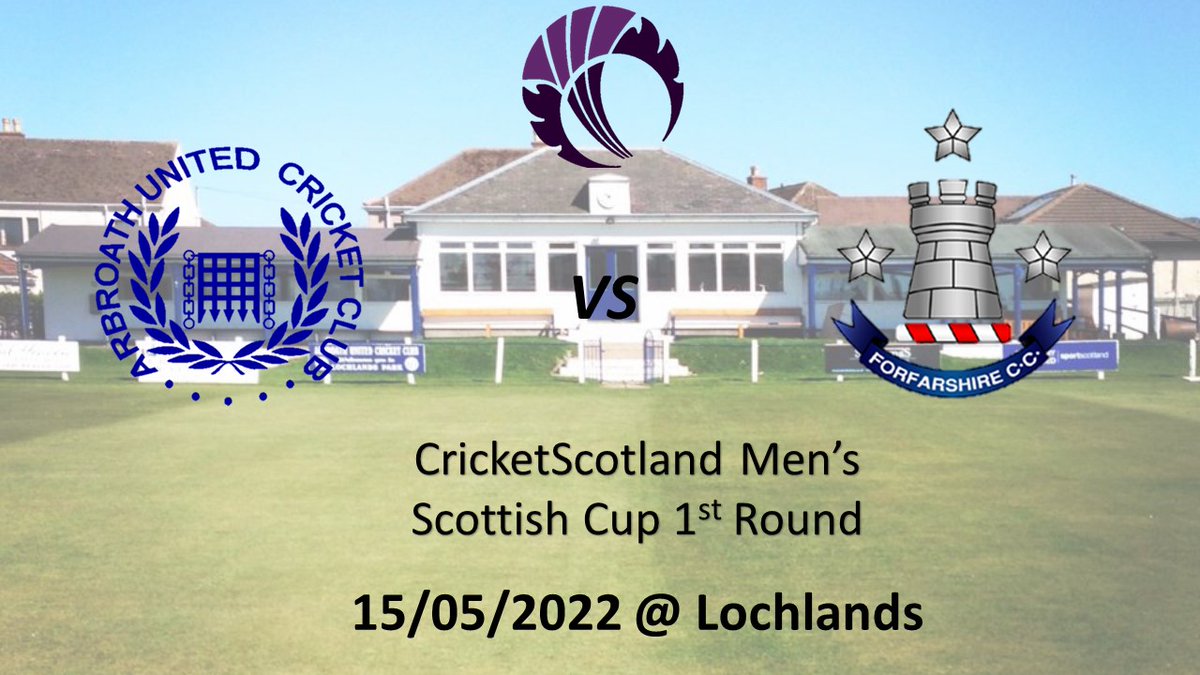 Cricketarbroath's tweet photo. The @CricketScotland Scottish cup Draw: AUCC will take on Forfarshire C.C ! #AUCC https://t.co/JYcsmmbR2G