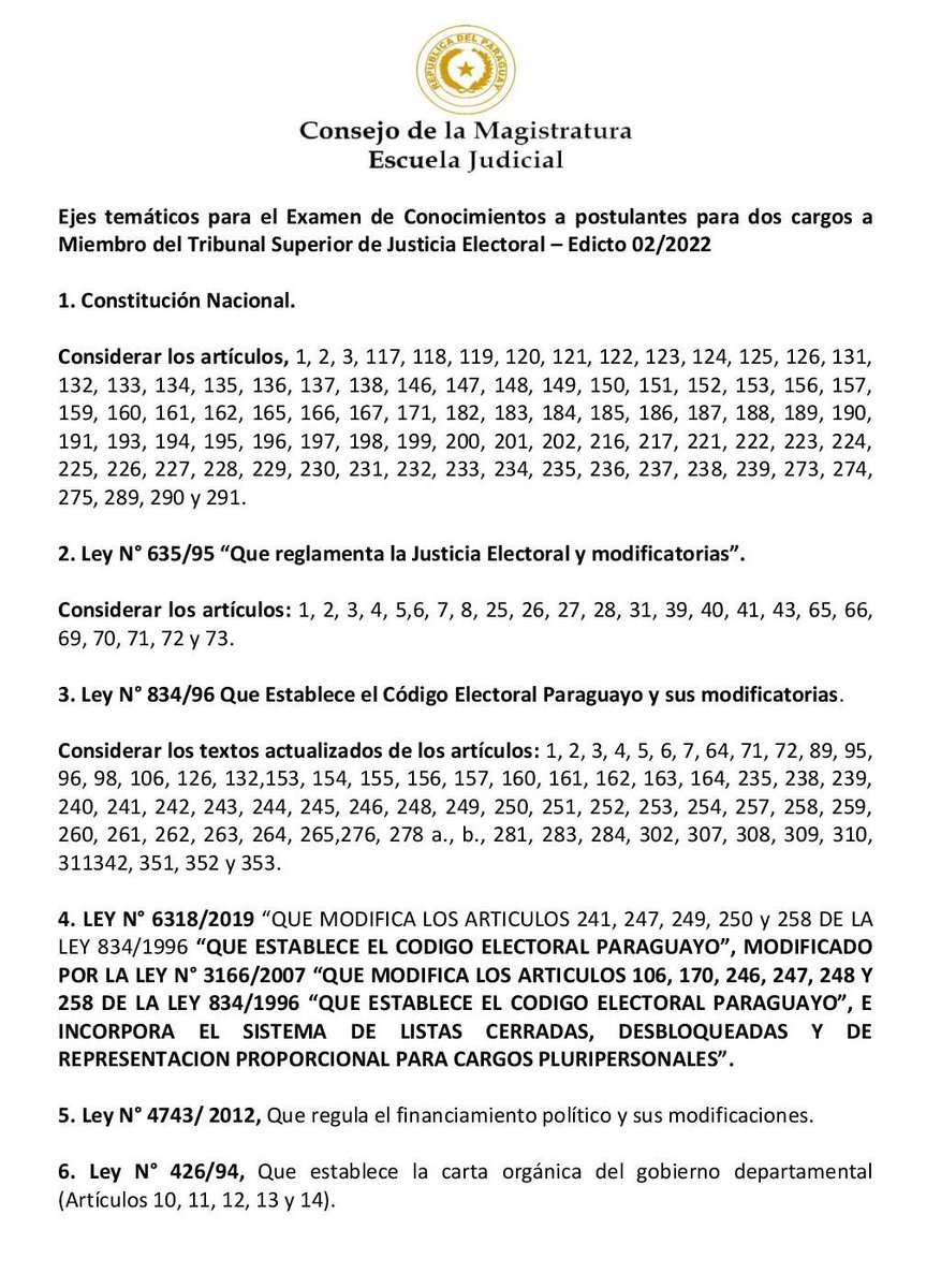 Consejo de la Magistratura (CM) tweet media