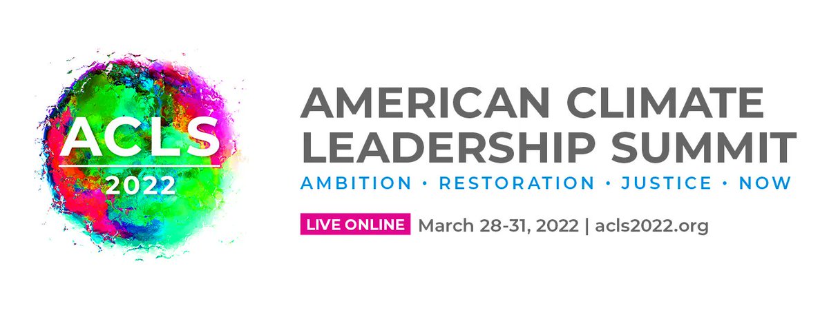 HBBForg's tweet image. #ACLS22 is right around the corner! Get ready for the 11th annual @ecoAmerica American #Climate Leadership Summit on March 28-31 and register for FREE with the code ACLS22HBBF. buff.ly/31g8KLI