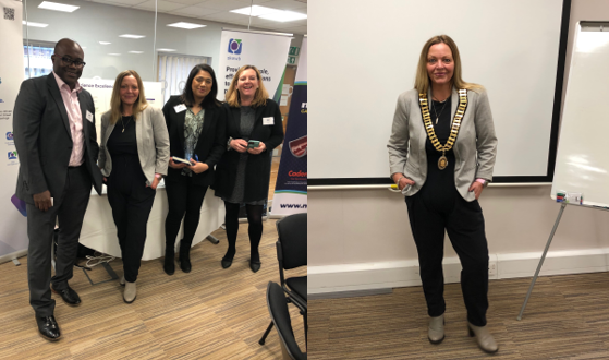 EUSkills's tweet image. Great to attend the @IGEMGi Midlands Section Innovation Showcase face to face event today. Lucy Ritchie, previous Midlands chair and Senior Client Manager @EUSkills, finally got to wear the chain! Thank you for having us. 

 #gas #engineers #EUSR #igem