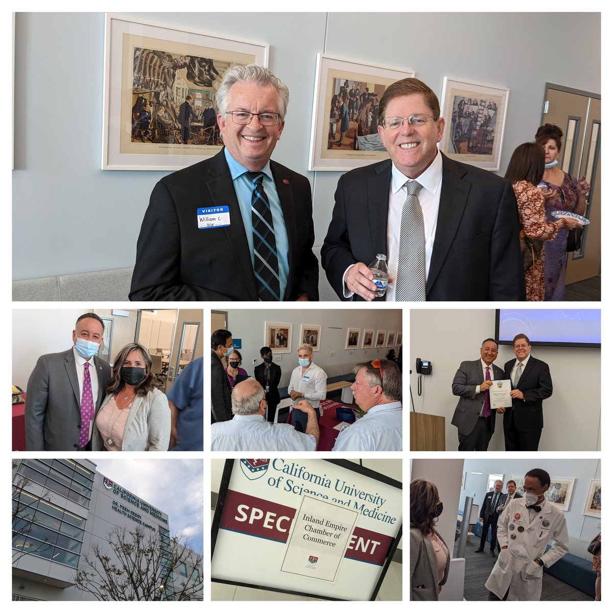 iechamber_'s tweet photo. Yesterday we hosted a New Member Reception honoring the California University of Science and Medicine in the City of Colton. 5th District Supervisor Joe Baca, Jr. was in attendance and provided #cusm with a certificate of recognition. #medicalpathway #cusm #iercc #doctors https://t.co/Bm9reN7j1s