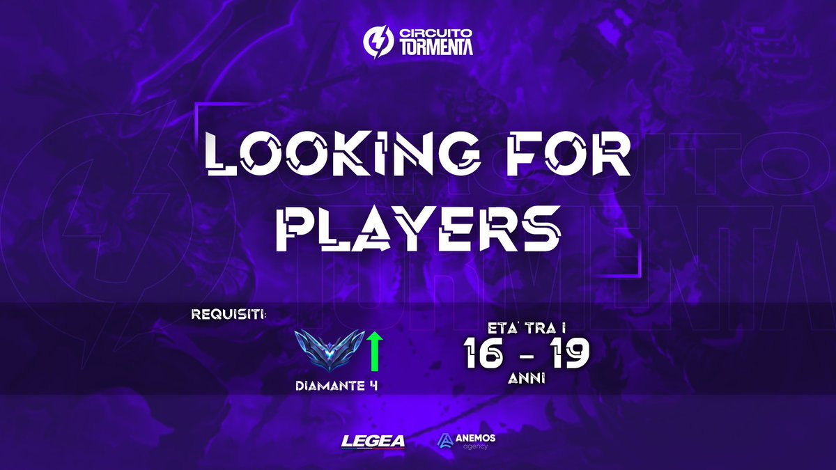 BlackPanthersGG's tweet photo. 🚨LOOKING FOR PLAYERS🚨

Siamo ancora alla ricerca di players per il prossimo #CircuitoTormenta🔥

Se hai voglia di metterti in gioco, non esitare a contattarci😉

@LoL_LFT_ITA 

#Unleashthepanthers🐈‍⬛ https://t.co/8xkMI8Kt8T