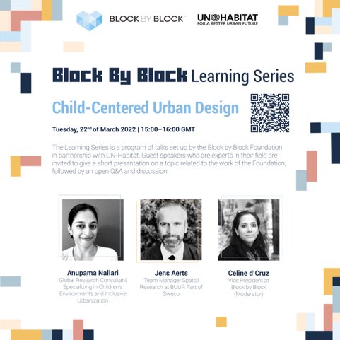 Open spaces that work for children also work for mothers. When housing is  dense &amp;small, children, young adults, women and the elderly ⁦thrive in community spaces that keep them socially connected and safe ⁦@blockbyblockorg⁩ ⁦⁦<a href="/UNHABITAT/">UN-Habitat</a>⁩ ⁦<a href="/Minecraft/">Minecraft</a>⁩