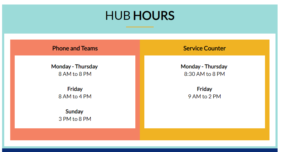 Check out our new hours! 📀💻🖨️
clayton.edu/hub