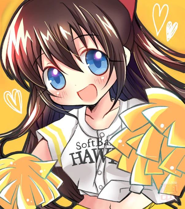 野球コラボのしずくちゃん⚾💧📢 