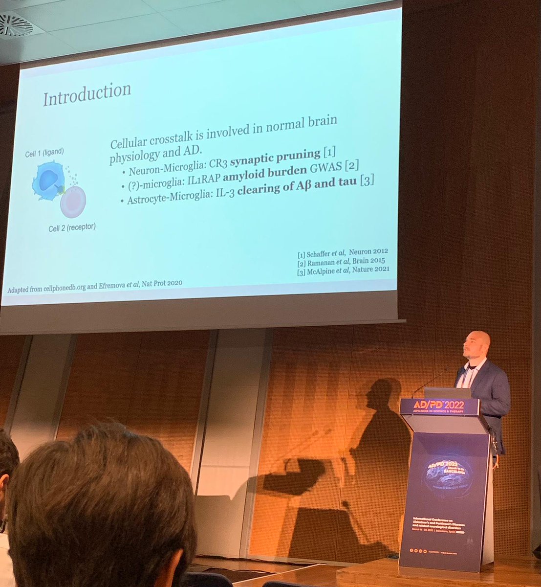 Neuro_Genomics's tweet photo. Great talk by @rdalbanus and more exciting discussion!!! #ADPD2022 #Alzheimers #microglia https://t.co/0ItueUCquC