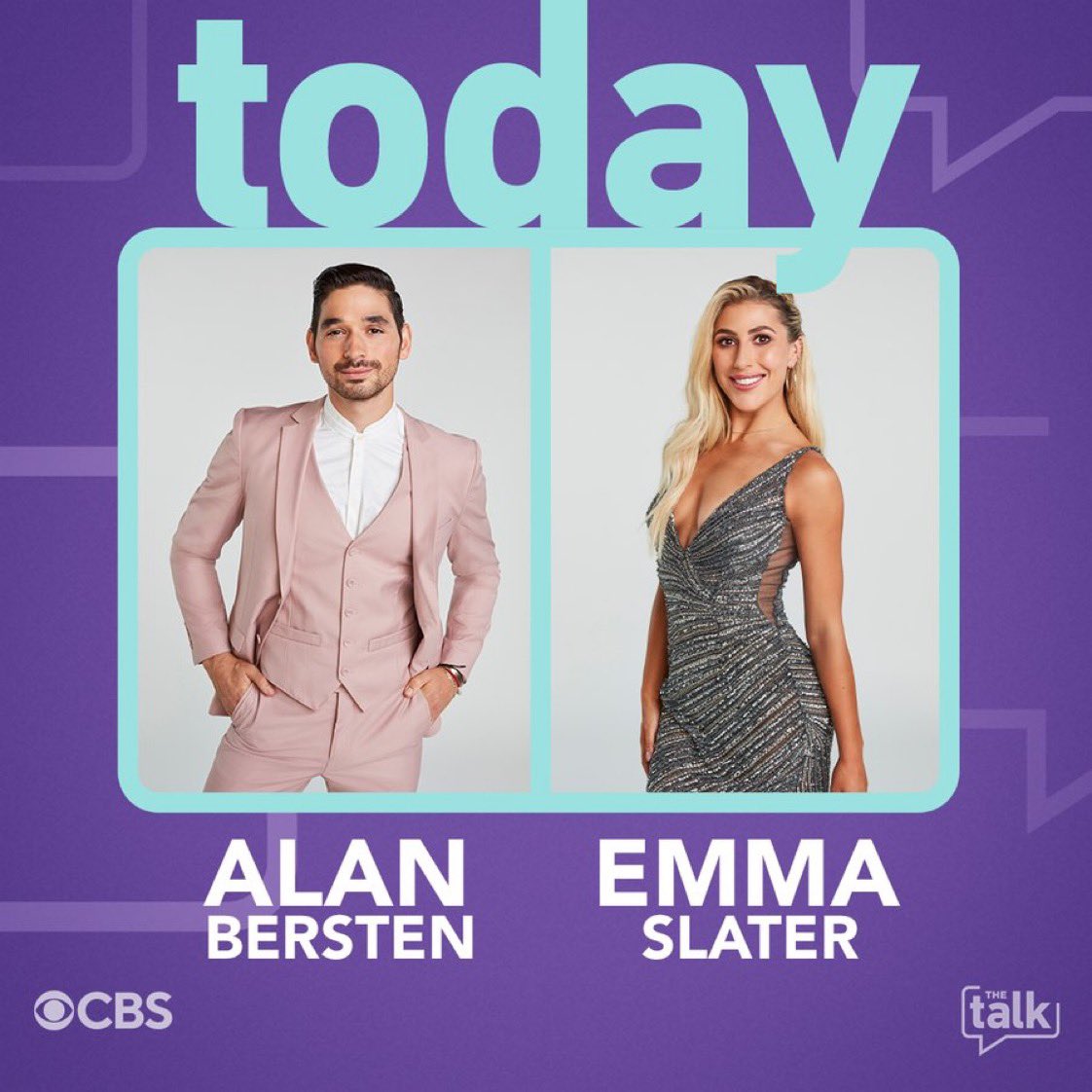 EmmaSlaterDance's tweet photo. Performing on @thetalkcbs today for @amandakloots’s birthday episode! Yay! Can’t wait to squeeze her! Ready to foxtrot (curated just for you Amanda!) with @Dance10Alan so don’t miss todays Vegas style celebration!!! https://t.co/hubQqJmnmj