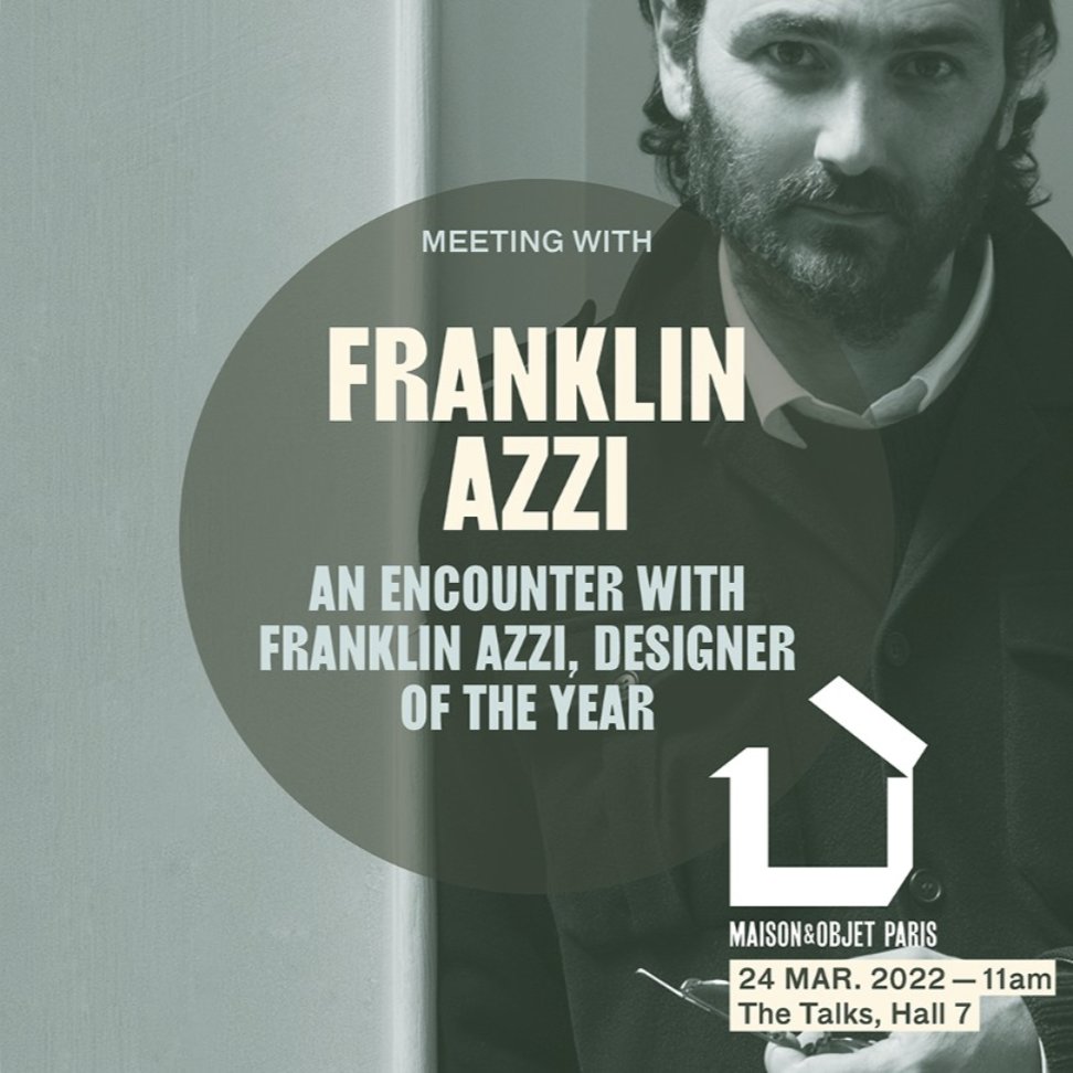 Designer of the Year, <a href="/MaisonObjet/">MAISON&OBJET</a>
The multi-faceted architect, Franklin Azzi, will take centre stage at the March 2022 edition with RETRO FUTUR, an immersive exploration of his creative process.
Lecture March 24, 2022. 11 am
<a href="/sarah_hamon/">S2H Communication</a> <a href="/davidgiroire/">Davidg75007</a>
