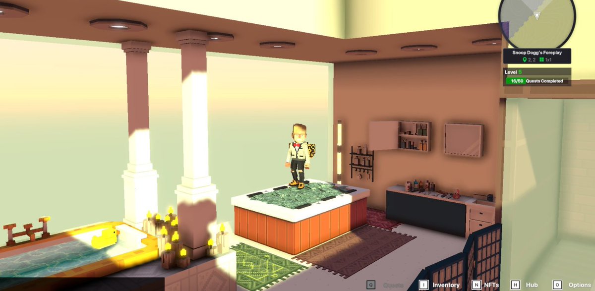 LoganLee343's tweet photo. @TheSandboxGame I just participated in the daily #SandboxAlphaS2Contest for a chance to earn up to 1,000 $SAND! Starting March 16 - Take a money bath in Snoop Dogg Mansion. Check out my screenshot below!
👇 #SandboxAlphaS2 https://t.co/G6oTvSCIJW