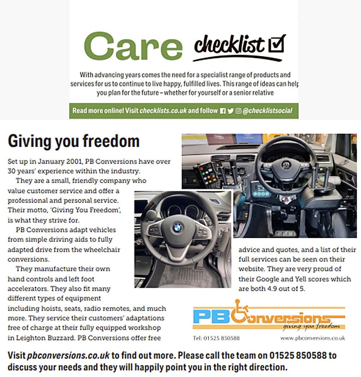 Check out our latest AD featured in The Guardian newspaper explaining all that we offer at PB Conversions🤩#TheGuardian #PBConversions