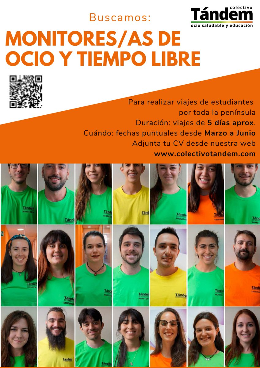 juventud3c's tweet image. 😷ESTA EMPRESA DE #EDUCACIÓNNOFORMAL, busca #monitores #monitoras de #ocio y #tiempolibre, Igual te interesa #casajuv3can de @ayto3cantos  te lo cuenta porque eres #joven y somos #centroinformaciónj3c👉acortar.link/644F9R