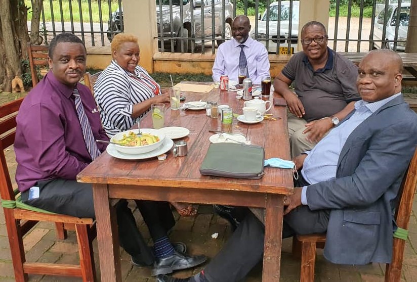 ecsacog's tweet photo. A team led by Prof. Bellington Vwalika, Secretary General @ecsacog in collaboration with the Zimbabwe Medical and Dental Practitioners Council today have concluded accreditation of four training sites  in Bulawayo and Harare https://t.co/hulYCu36Mz