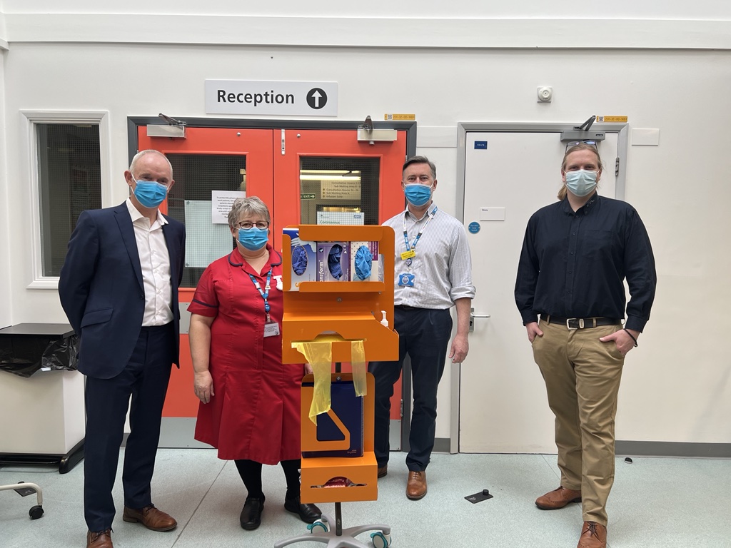 Working in partnership with Island based design and manufacture company @IFPL we have designed a new innovative compact PPE station to help support our busy staff to meet important infection prevention and control measures. Find out more ➡️ bit.ly/3u21UV1