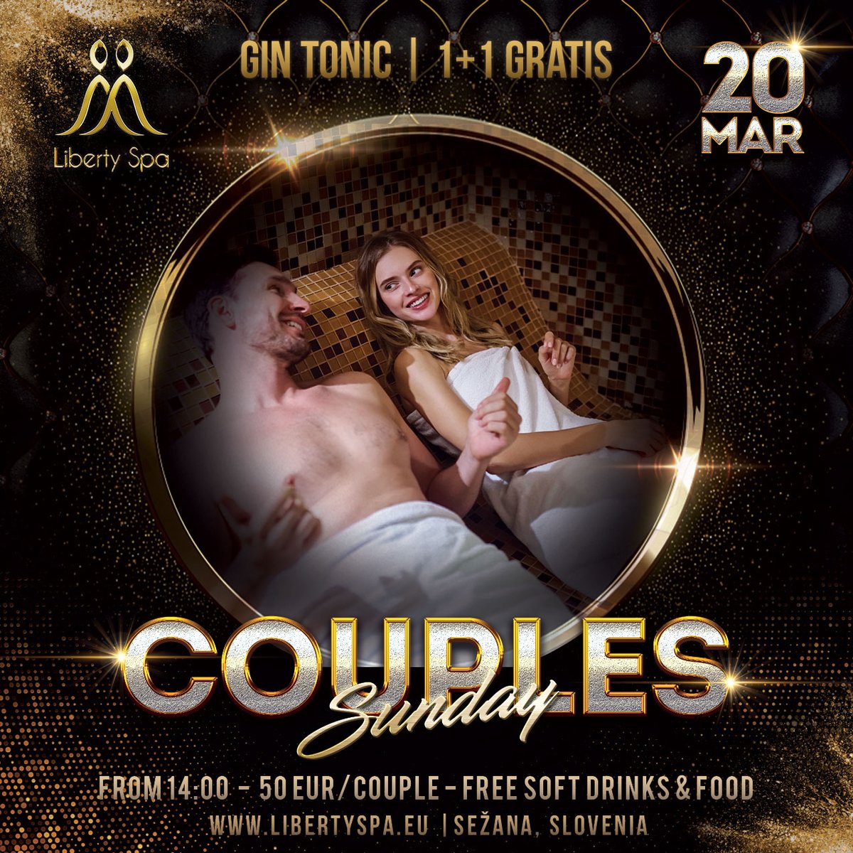 LibertySpa_eu's tweet photo. Join us this Sunday, which is for couples only. Enjoy food, drinks, saunas and playrooms.
..
#couplesonly #wellness #spa #centrobenessere #relax #bagnoturco #friuliveneziagiulia #friuli https://t.co/bNcPnTFThv