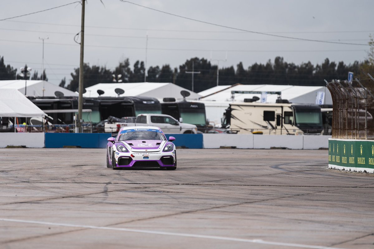 hardpointteam's tweet photo. This week #Hardpoint makes it debut in the 2022 Michelin Pilot Challenge season with the No. 22 @racing2endalz #Porsche Cayman at @sebringraceway. 

In a change from our traditional liveries, the No. 22 will sport purple representing Alzheimer’s Awareness.

#r2endalz #Legistics https://t.co/UsKx9vqz2s