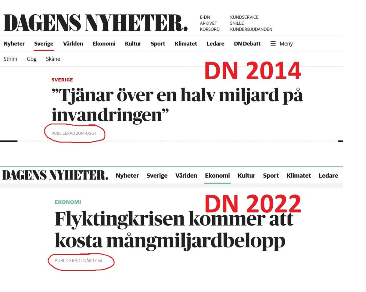 clahog's tweet photo. @A_Sokolnicki Det är skillnad på....enligt DN... https://t.co/NTYf7uSgGf