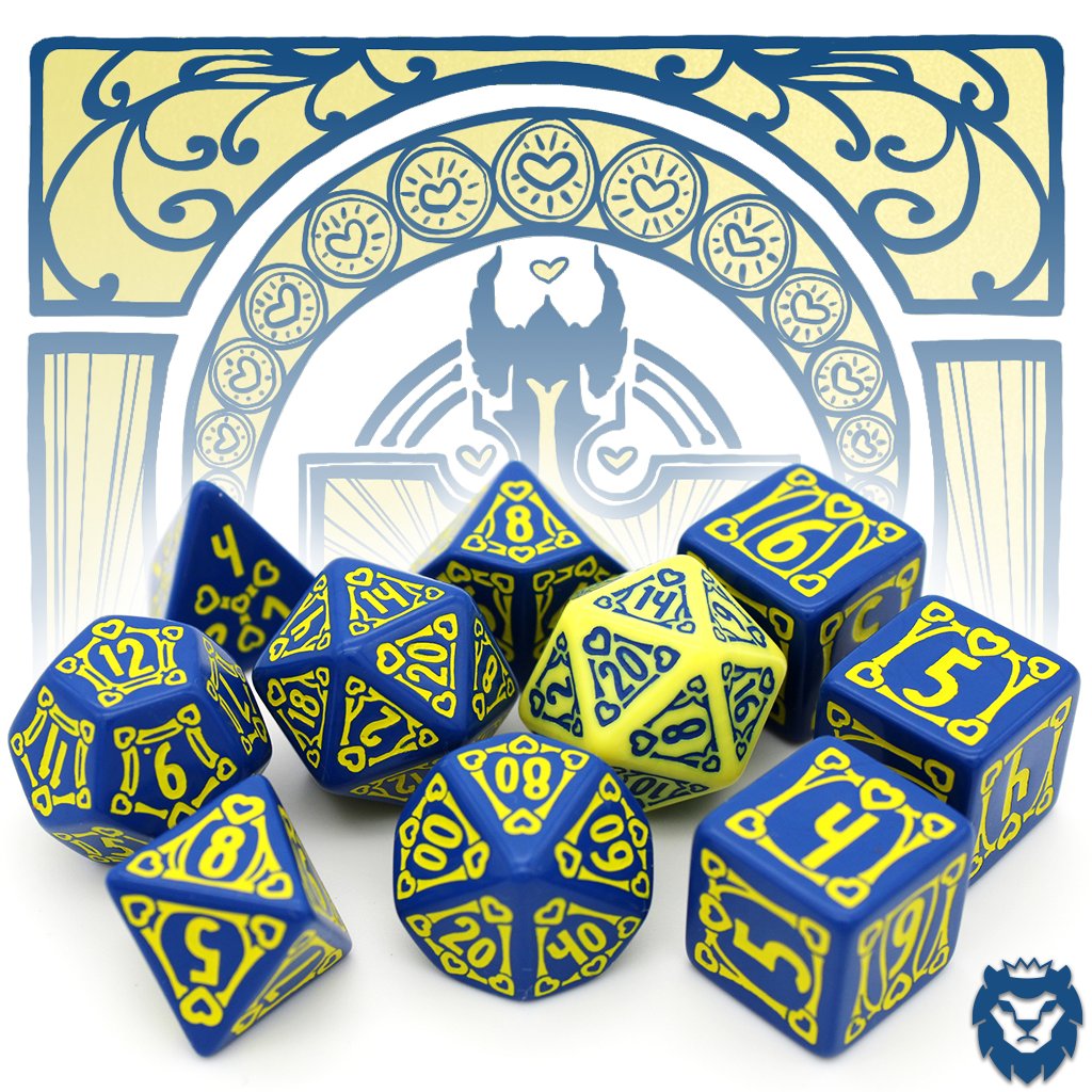 DiceEnvy's tweet photo. Pardon us, we're just over here having flashbacks to 1995... "For the king."
Lay (on) Hands on Holy Crit - new at Dice Envy!
https://t.co/fYJDFKzF9W
#dice #rpg #dnd #diceaddict #newdice #dicecollector #dungeonsanddragons #whatho https://t.co/uShZQIdCtz