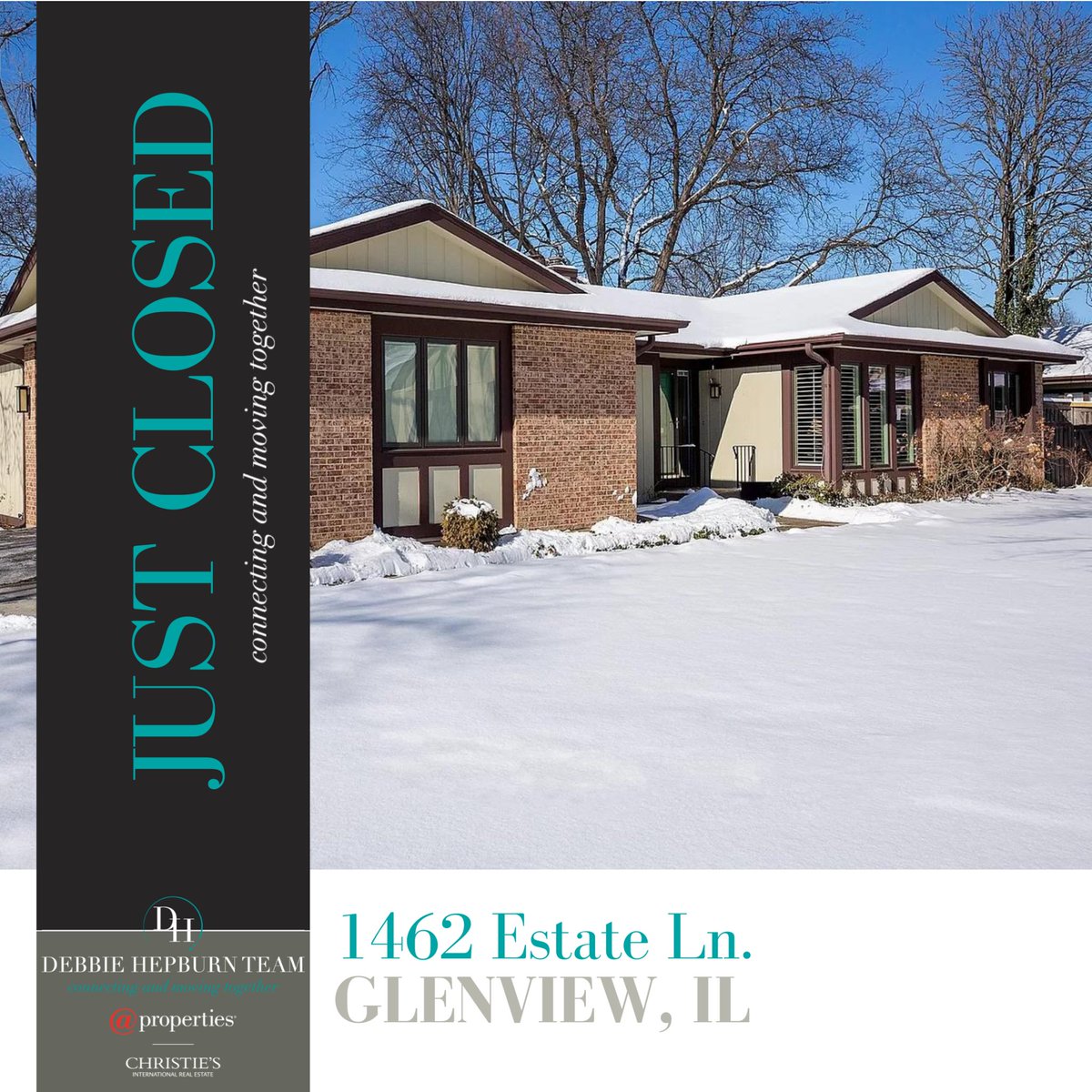 DebbieHepburn's tweet photo. Congratulations to my clients on the sale of this incredible, two-bedroom, two-bathroom single-family ranch in Glenview! Its new owners are going to love this home and living in the Estate Lane community! #debbiehepburnpremierrealtor #atpropertieschristies #glenviewrealtor https://t.co/AAjbI4bnfN
