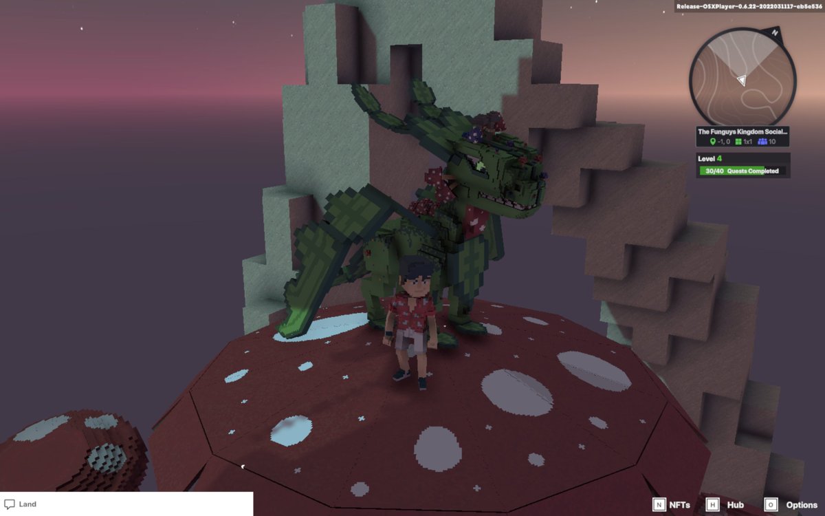 lioneflexon1's tweet photo. @TheSandboxGame I just participated in the daily #SandboxAlphaS2Contest for a chance to earn up to 1,000 $SAND! Starting March 15 - Selfie with the mushroom dragon. Check out my screenshot below! 👇 #SandboxAlphaS2 https://t.co/T1dKC8FW3P