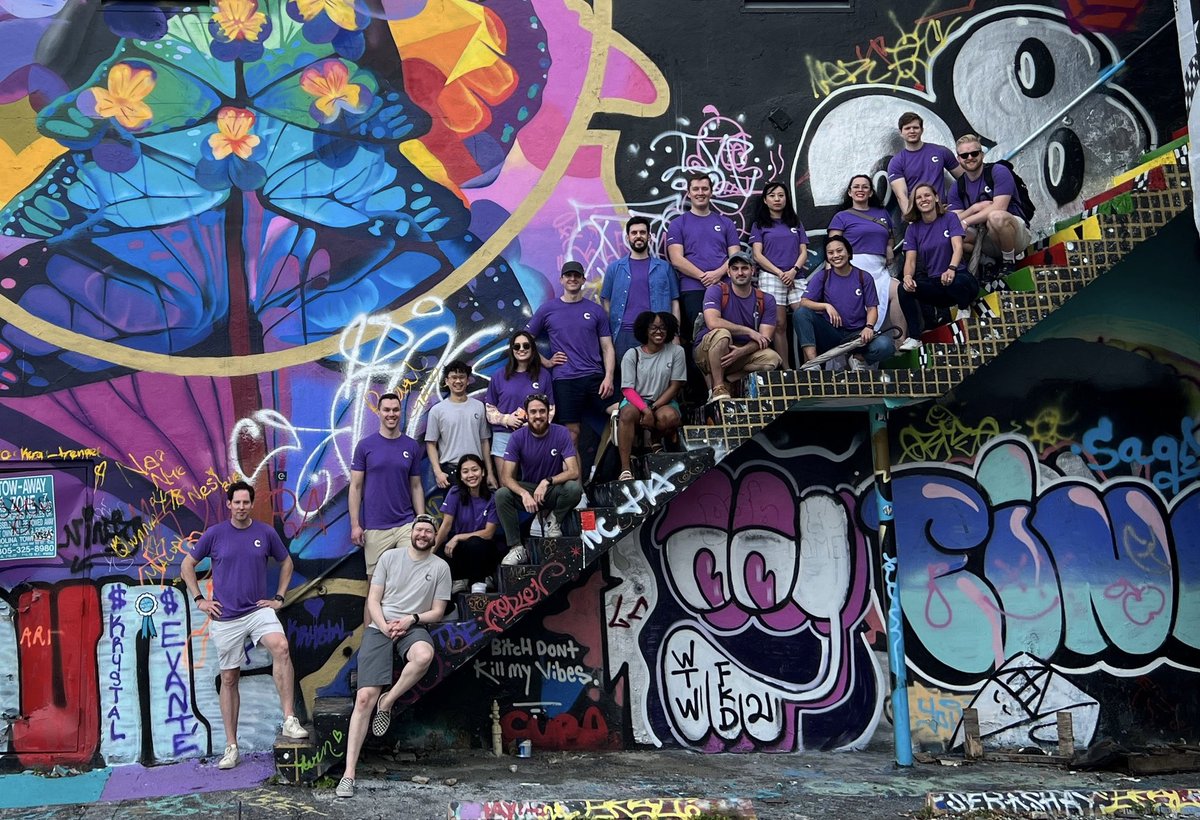 BreezyBeaumont's tweet image. Up &amp;amp; to the right! 😉 Great offsite with the @CorrelatedLabs team in Miami! 💜 #PLG #remotefirst #Correlated