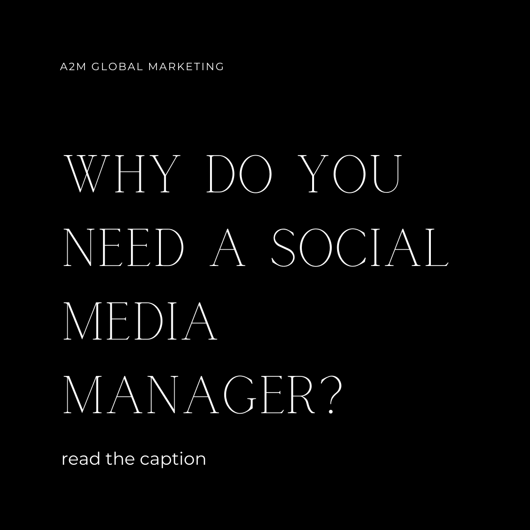 a2mGlobal's tweet photo. Social media managers understand content

We know what makes you different, how to present that, how to make it feel authentic, and how to get an audience interested

We spend hours posting and studying, we stay up to date with platforms and algorithms, and we know whag works

If https://t.co/XzcfmKza5T
