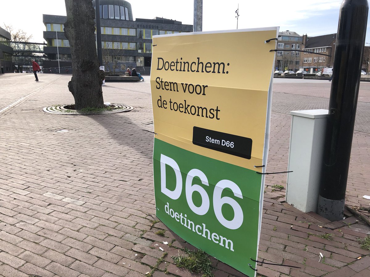 Nog 3️⃣ uur! Dan sluiten de stembussen. Vergeet niet om zo nog even langs het stembureau te lopen. 
#stemD66 #GR2022 #doetinchem #gaanderen #wehl #voordetoekomst