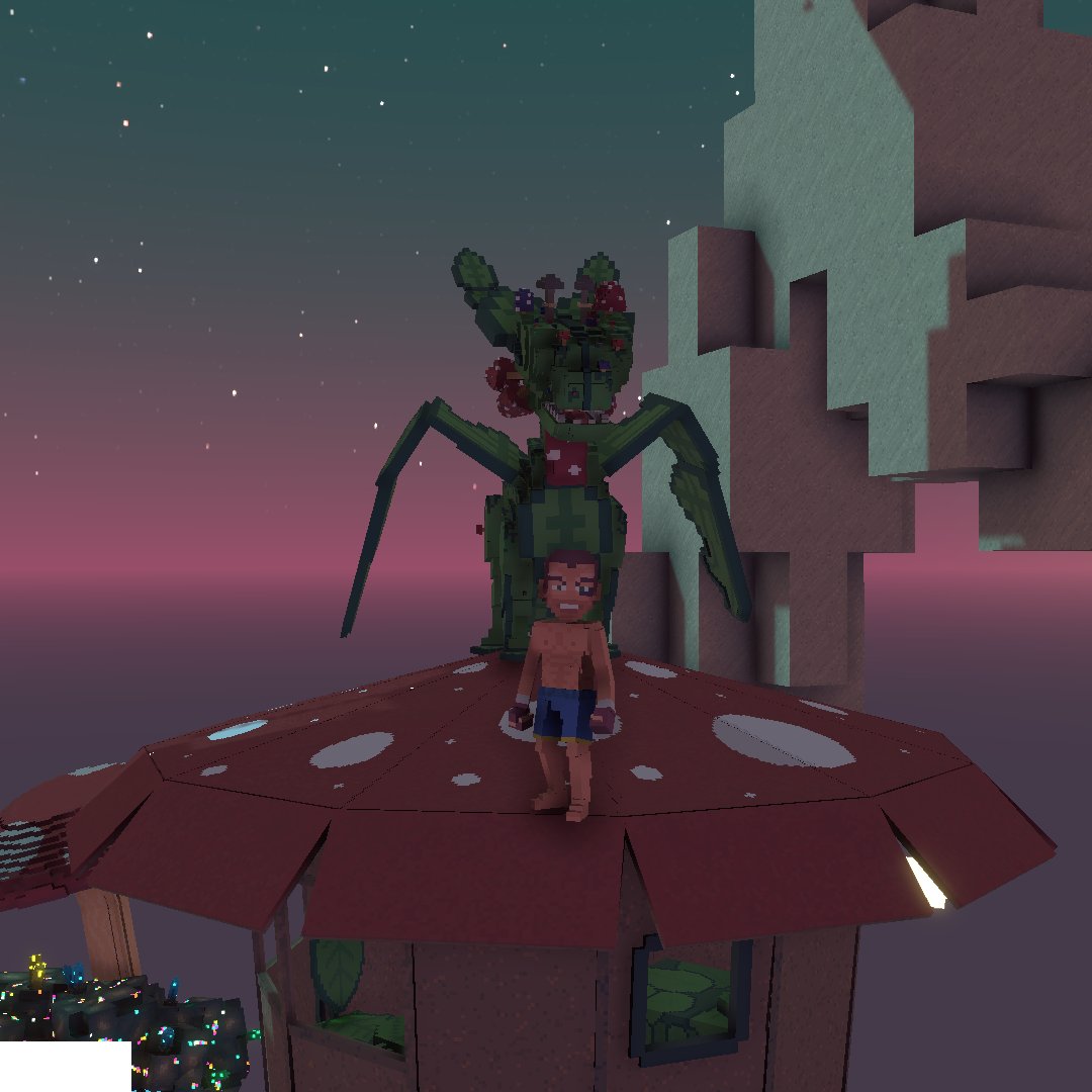 farhanweber's tweet photo. @TheSandboxGame I just participated in the daily #SandboxAlphaS2Contest for a chance to earn up to 1,000 $SAND! Starting March 15 - Selfie with the mushroom dragon. Check out my screenshot below! 👇 #SandboxAlphaS2 https://t.co/cWFjT3OLEj