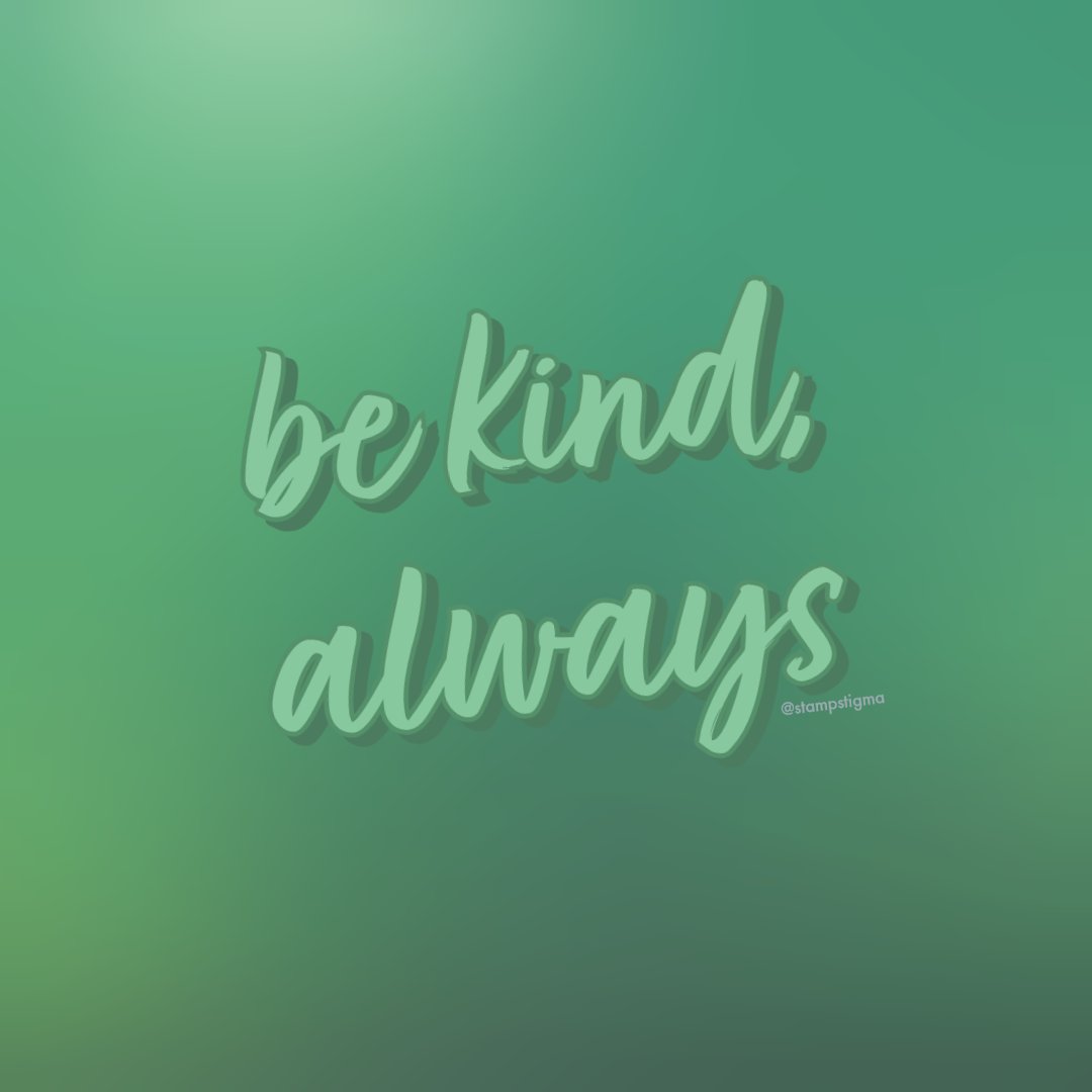 Life is too short to be anything but kind. 🤍