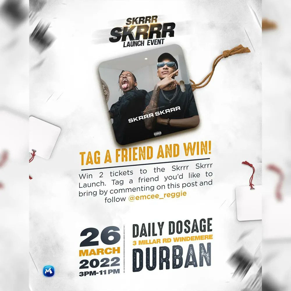 SInvisions's tweet photo. Skrrr Skrrr Launch event goes all the way up 26 March 2022 at Daily Dosage. Get your tickets early @emcee_reggie bio 

TRUEVIONS will be selling some hoodies and t-shirts, we would love to have you the to FINALLY see the merch and hopefully get your own. PLUS live performances https://t.co/dFzdtfmS1X