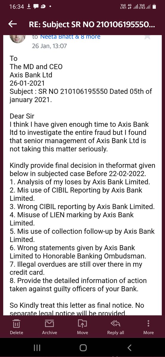 ayogmember's tweet photo. @AmritMahotsav @PIBHindi @jagograhakjago @PMOIndia @MinOfCultureGoI @mygovindia @M_Lekhi @arjunrammeghwal @kishanreddybjp @PIB_India @MIB_India @BOC_MIB @PMOIndia @narendramodi @DasShaktikanta @RBI @RBIsays @AxisBank @AxisBankSupport 
Kindly check the frauds of @AxisBank my whole carrier has destroyed by this gang of swindlers. https://t.co/hcc4o4MQSS