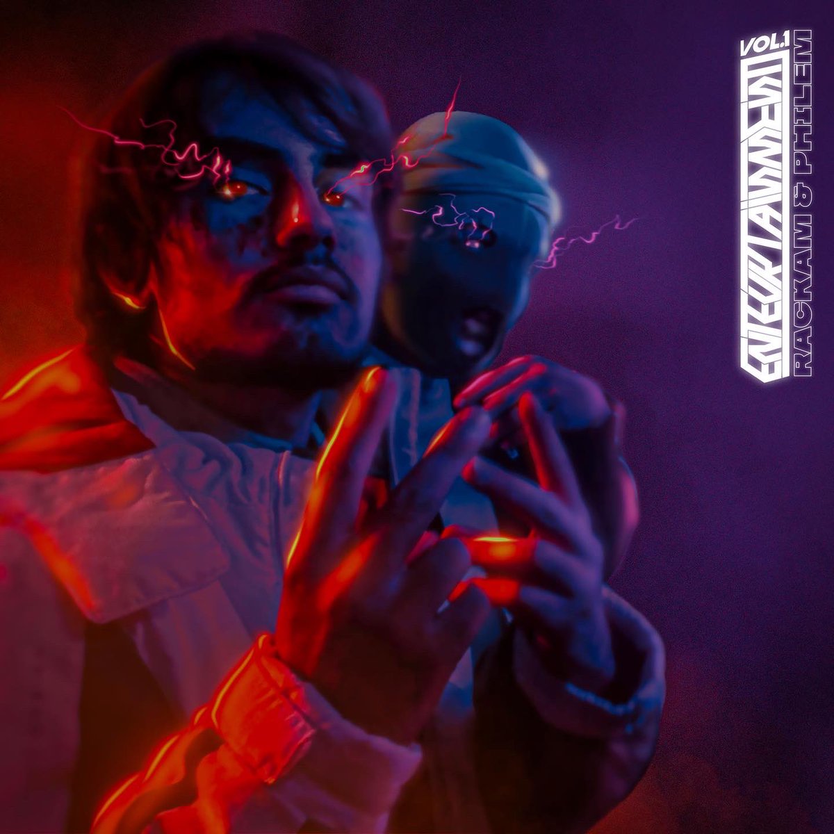 phil47_talbot's tweet photo. Rackam &amp; Philem 
Enteurtainement vol.1 

EP commun disponible le 18/03/22 à minuit sur toutes les plateformes de streaming et en version physique ça se passe en dm ou en concert ! 👀 

📷: @_le_cameleon_ 

Visuel par @koug_ 

Mixé par @hieroene https://t.co/j60rpsdDzi